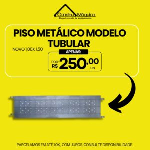 PISO METALICO MODELO TUBULAR